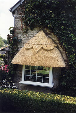 Thatched bay window